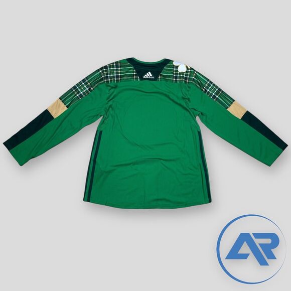 Adidas New York Islanders St Patrick’s Day Primegreen Jersey NHL CS0421 Size 50 - Picture 2 of 7